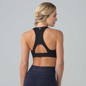 Lululemon Pace Perfect Bra in black